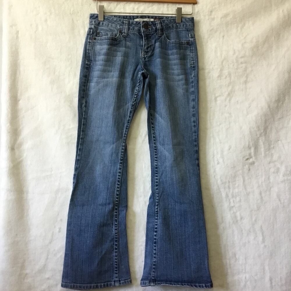 Aeropostale Blue Hailey Skinny Flare Jeans